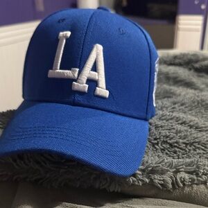 Blue LA Baseball Cap